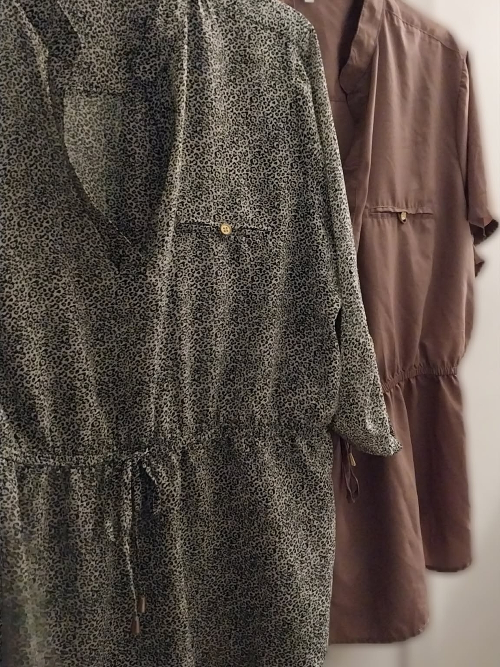 Two Lightweight Printed Drawstring Tunic - Picture 2 of 2